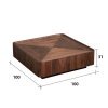 Masa living premium SquareWood, masa cafea, Homedit