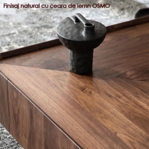 Masa living premium SquareWood, masa cafea, Homedit