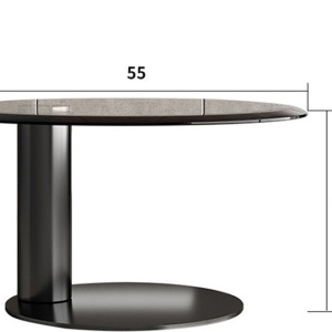 Set de mese de cafea Pureview din lemn de nuc și oțel galvanizat, cu design modern și finisaje premium. Eleganță naturală și str