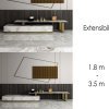 Comoda tv extensibila 180 cm - 350 cm premium Manor, mobila tv