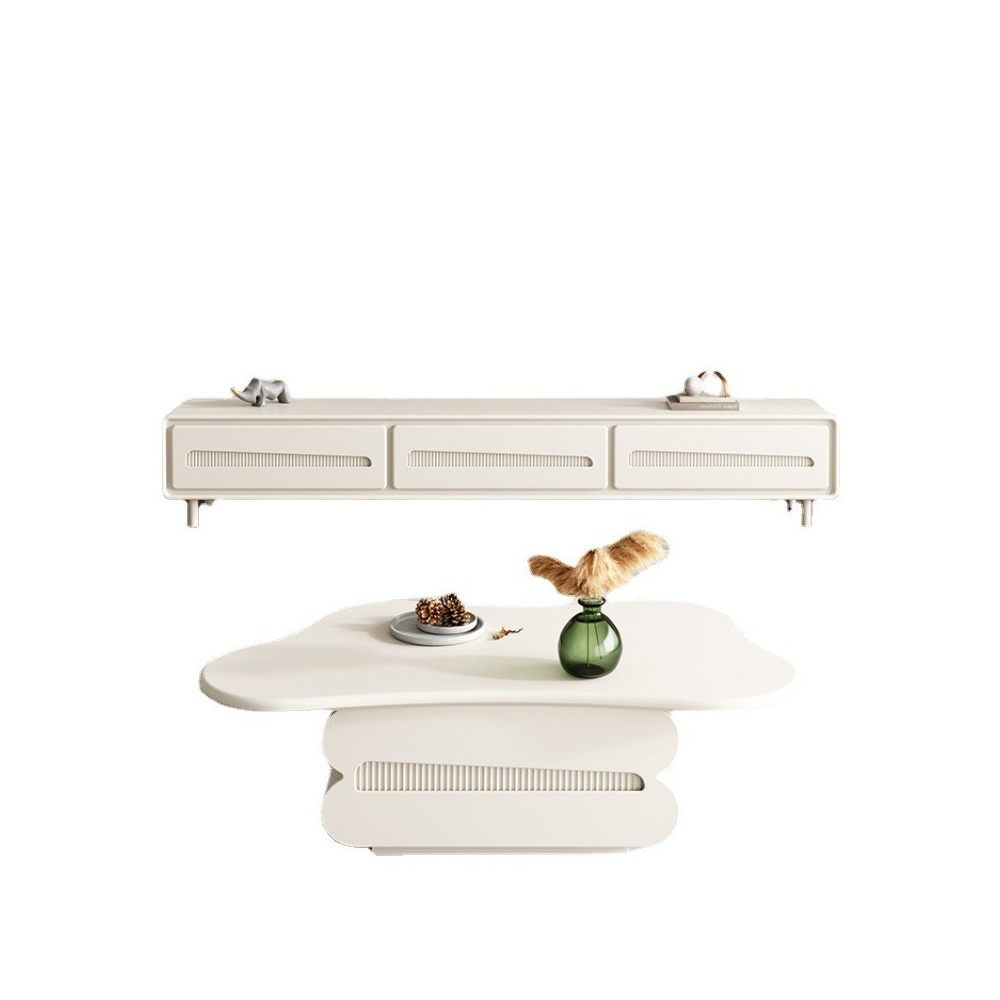 Masa living si comoda tv premium Snow, Homedit