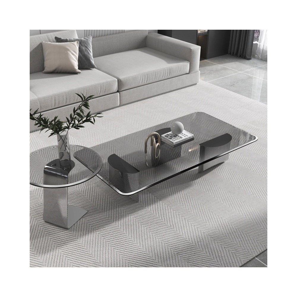 Masa living premium GlassySquare, masa cafea, Homedit Masa living premium GlassySquare, masa cafea, Homedit