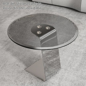Masa living premium GlassySquare, masa cafea, Homedit Masa living premium GlassySquare, masa cafea, Homedit