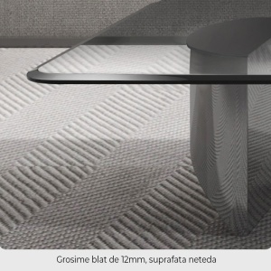 Masa living premium GlassySquare, masa cafea, Homedit Masa living premium GlassySquare, masa cafea, Homedit