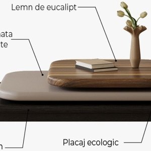 Masa living premium Stone, masa cafea, Homedit Masa living premium Stone, masa cafea, Homedit