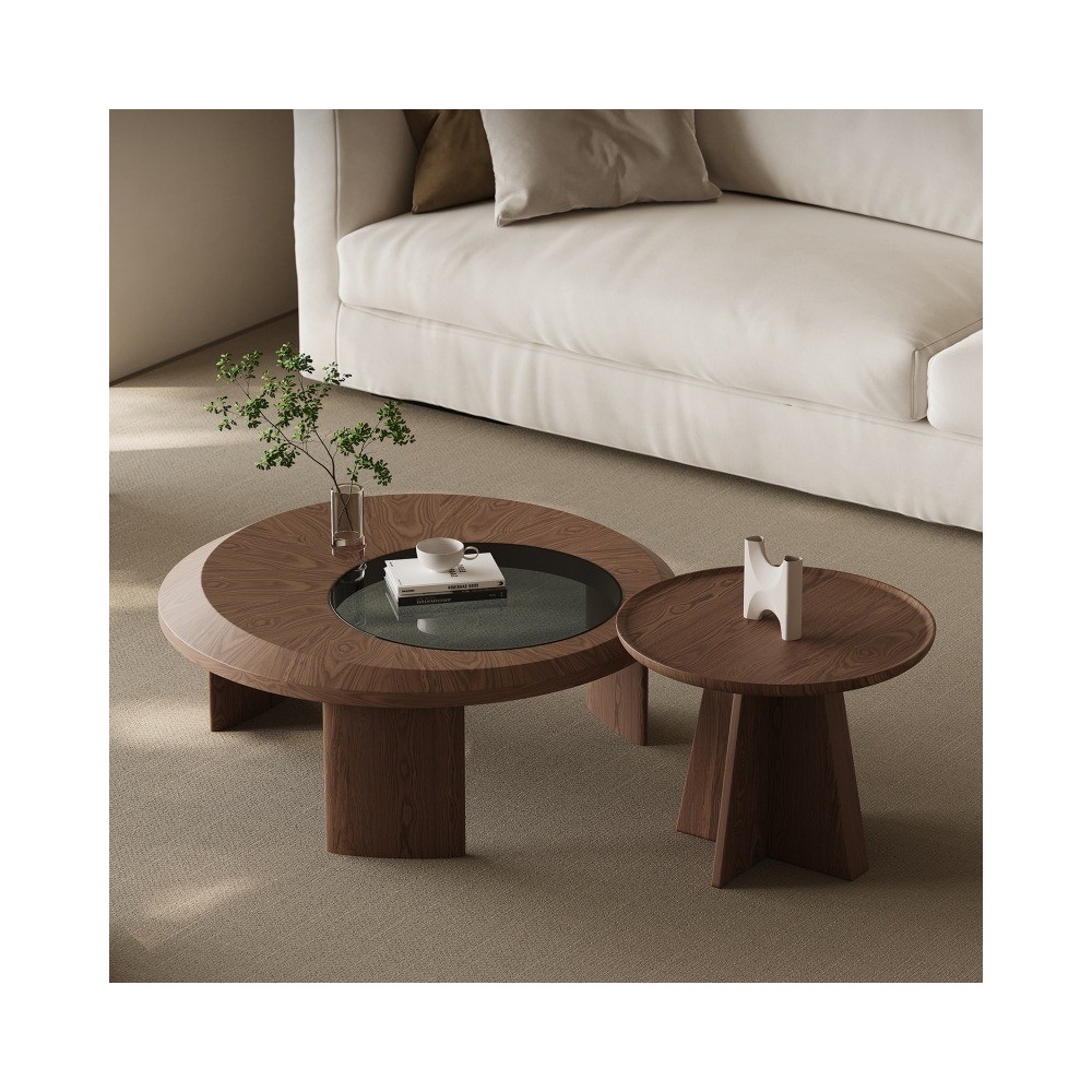 Masa living premium Walnut, masa cafea, Homedit