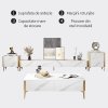 Set comoda tv, masa cafea si console Goldstone, masa living Set comoda tv, masa cafea si console Goldstone, masa living