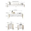 Set comoda tv, masa cafea si console Goldstone, masa living Set comoda tv, masa cafea si console Goldstone, masa living