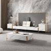 Set comoda tv, masa cafea si console Goldstone, masa living Set comoda tv, masa cafea si console Goldstone, masa living