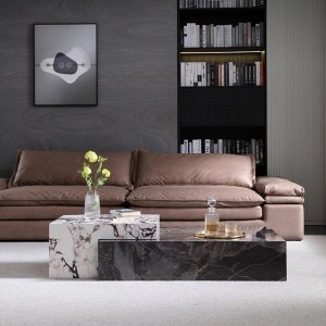 Masa living premium Hone 152-160 cm, masa cafea, Homedit