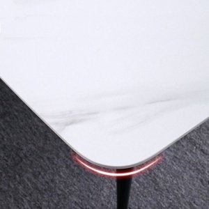 Masa dining lemn si piatra naturala Highness, masa bucatarie