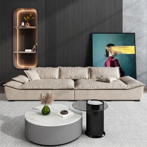 Canapea catifea impermeabila Camelback, Homedit Canapea catifea impermeabila Camelback, Homedit