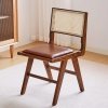Scaun lemn masiv si piele premium Ero, Homedit Scaun lemn masiv si piele premium Ero, Homedit