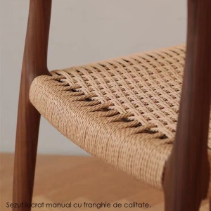 Scaun lemn masiv premium Boho Chic, Homedit Scaun lemn masiv premium Boho Chic, Homedit