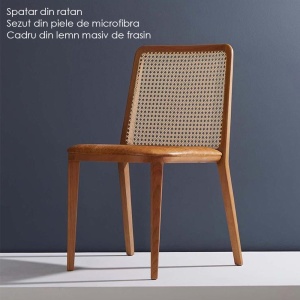 Scaun lemn masiv premium Sunlit, Homedit Scaun lemn masiv premium Sunlit, Homedit