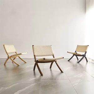 Scaun pliabil din lemn masiv premium Element, Homedit