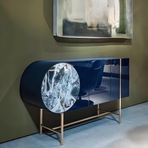 Consola mobilier 150 cm x 85 cm Selene Blue, comoda Homedit