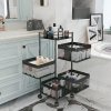 Raft patrat cu 4 etaje, suport mobil cu sertare rotative, organizator camara, orgabizator bucatarie Homedit Raft patrat cu 4 etaje, suport mobil cu sertare rotative, organizator camara, orgabizator bucatarie Homedit