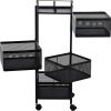 Raft patrat cu 4 etaje, suport mobil cu sertare rotative, organizator camara, orgabizator bucatarie Homedit Raft patrat cu 4 etaje, suport mobil cu sertare rotative, organizator camara, orgabizator bucatarie Homedit