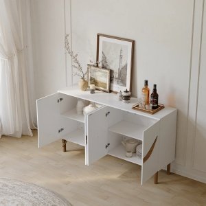 Consola mobilier lemn si mdf, comoda premium Avis, Homedit