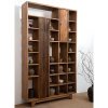 Consola vintage premium, biblioteca din lemn masiv de Ulm vechi,  Vertigo, 200 cm x 120 cm x 30 cm, Homedit