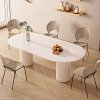 Masa dining premium White Beauty2, Homedit