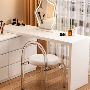 Masa de toaleta premium, masa make-up Stunny 120 cm x 40 cm x 75 cm, Homedit