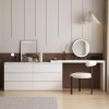 Masa de toaleta premium, masa make-up Stunny 120 cm x 40 cm x 75 cm, Homedit Masa de toaleta premium, masa make-up Stunny 120 cm x 40 cm x 75 cm, Homedit