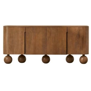 Cosola mobilier premium, comoda Laguna din lemn masiv de stejar 180 cm x 75 cm x 45 cm, Homedit