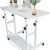 Birou reglabil, birou cu 2 polite, birou multifunctional, masa manevrabila, Homedit Birou reglabil, birou cu 2 polite, birou multifunctional, masa manevrabila, Homedit