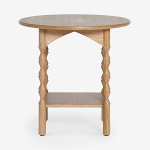 Masuta living Topia din lemn de frasin, 90 cm x 85 cm x 80 cm, Homedit