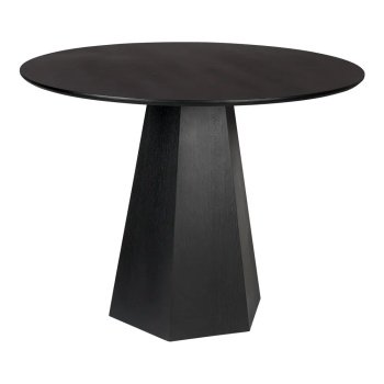 Masa dining Aali din lemn masiv de frasiv, 80 cm x 75 cm, Homedit