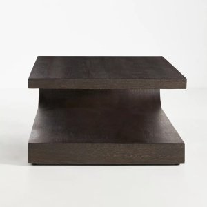Masauta de cafea Palms din lemn masiv, 122 cm x 76 cm x 43 cm, Homedit