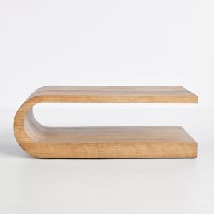 Masauta de cafea Palms din lemn masiv, 122 cm x 76 cm x 43 cm, Homedit