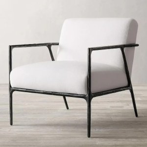 Scaun Tip Fotoliu Premium Thaddeus Black, 58 x 67 x 73 cm, Homedit