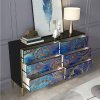 Consola Mobilier Premium Starry Sky, 150 x 40 x 90 cm Homedit