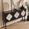 Consola Mobilier Premium Four Leaf Clover, 160 x 40 x 85 cm, Homedit Consola Mobilier Premium Four Leaf Clover, 160 x 40 x 85 cm, Homedit
