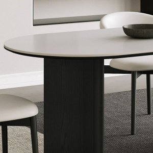 Masa Dining Florence Round, Premium, 140 x 80 x 75 cm, Homedit