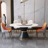 Masa Dining Rotunda Golden Charm Stone, Premium, Homedit