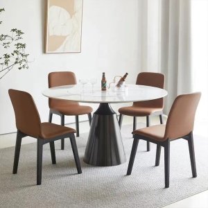 Masa Dining Rotunda Elegance Noir, Premium, Homedit