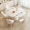 Masa Dining Extensibila Ramille White, Premium, Homedit