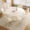 Masa Dining Extensibila Ramille White, Premium, Homedit Masa Dining Extensibila Ramille White, Premium, Homedit