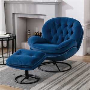Fotoliu Premium Lounge Noble fara Taburet, 60 x 85 x 82 cm, Homedit