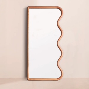 Oglinda Premium Echo Wood Mirror, 160 x 60 cm, Homedit