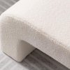 Banca premium Lamb Wood Boucle, alb, Homedit