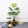 Planta Artificiala Palm Sunflower, 120 cm, Pentru Interior, Homedit Planta Artificiala Palm Sunflower, 120 cm, Pentru Interior, Homedit