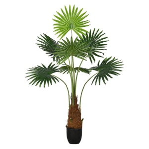 Planta Artificiala Palm Sunflower, 120 cm, Pentru Interior, Homedit