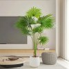 Planta Artificiala Palm Sunflower, 120 cm, Pentru Interior, Homedit Planta Artificiala Palm Sunflower, 120 cm, Pentru Interior, Homedit