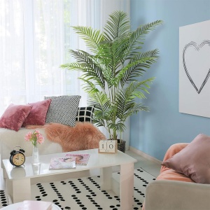 Planta Artificiala Scattered Tail Sunflower, 180 cm, Pentru Interior, Homedit