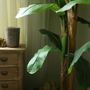 Copac Artificial Banana Tree, 160 cm, Pentru Interior, Homedit